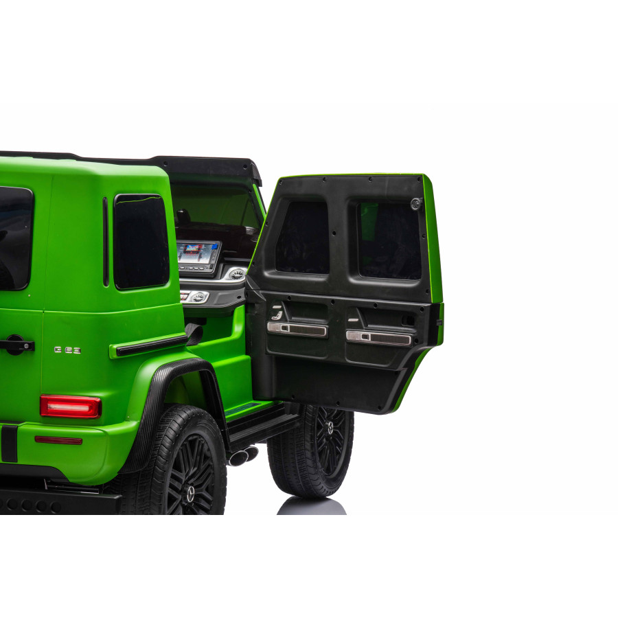 Акумулаторен джип Mercedes G63 4x4 металиково зелен