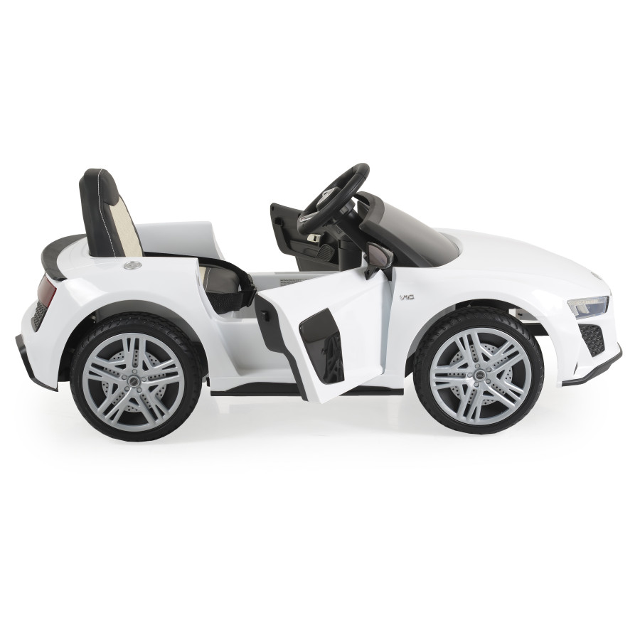 Акумулаторна кола Audi R8 Spyder бял