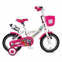 Детски велосипед 12" - 1281 розов