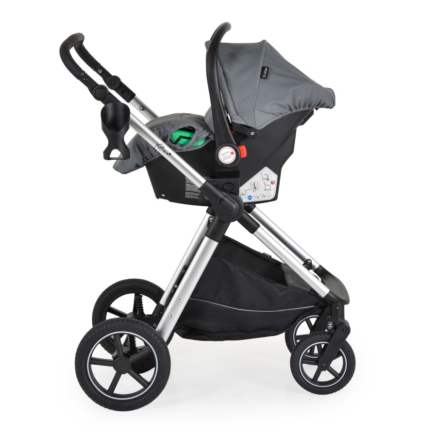 Комбинирана количка Alina Titanium Grey