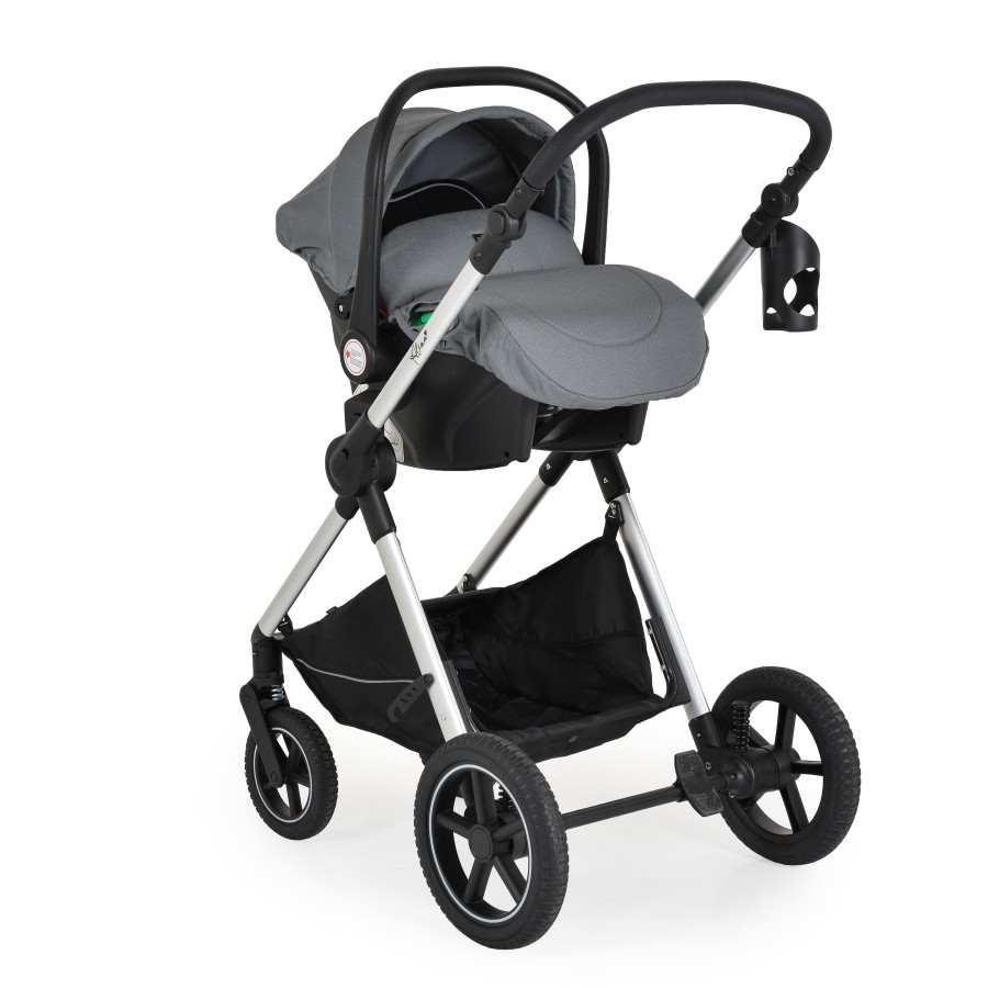 Комбинирана количка Alina Titanium Grey
