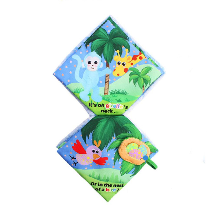 Мека играчка-книжка Monkey J8152-1
