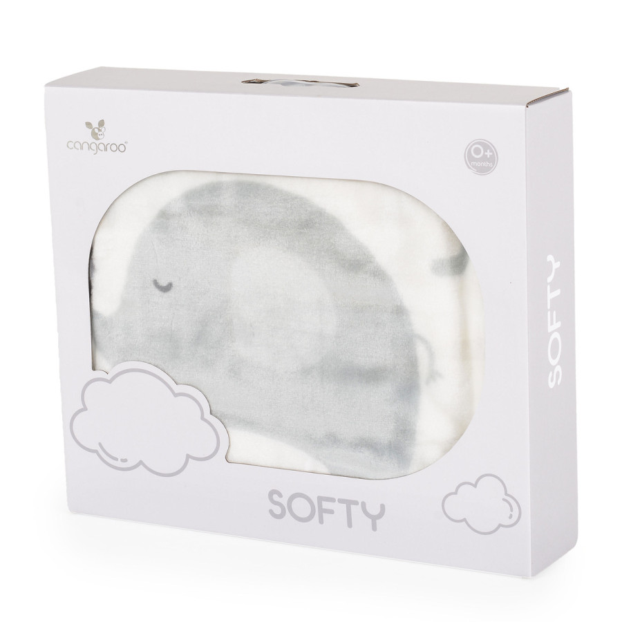 Одеяло 110/140 Softy Wish a upon a star бял