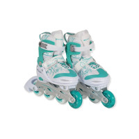 Ролери-кънки Double 2в1 бял 34-37