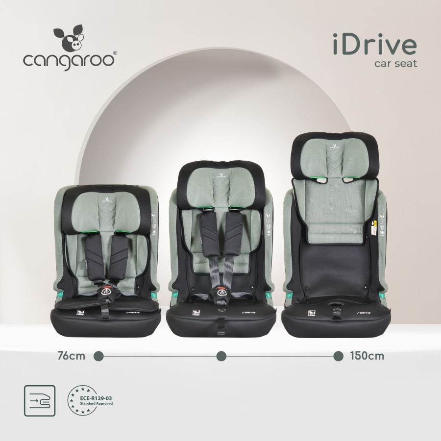 Стол за кола iDrive 76-150cм Titanium Grey