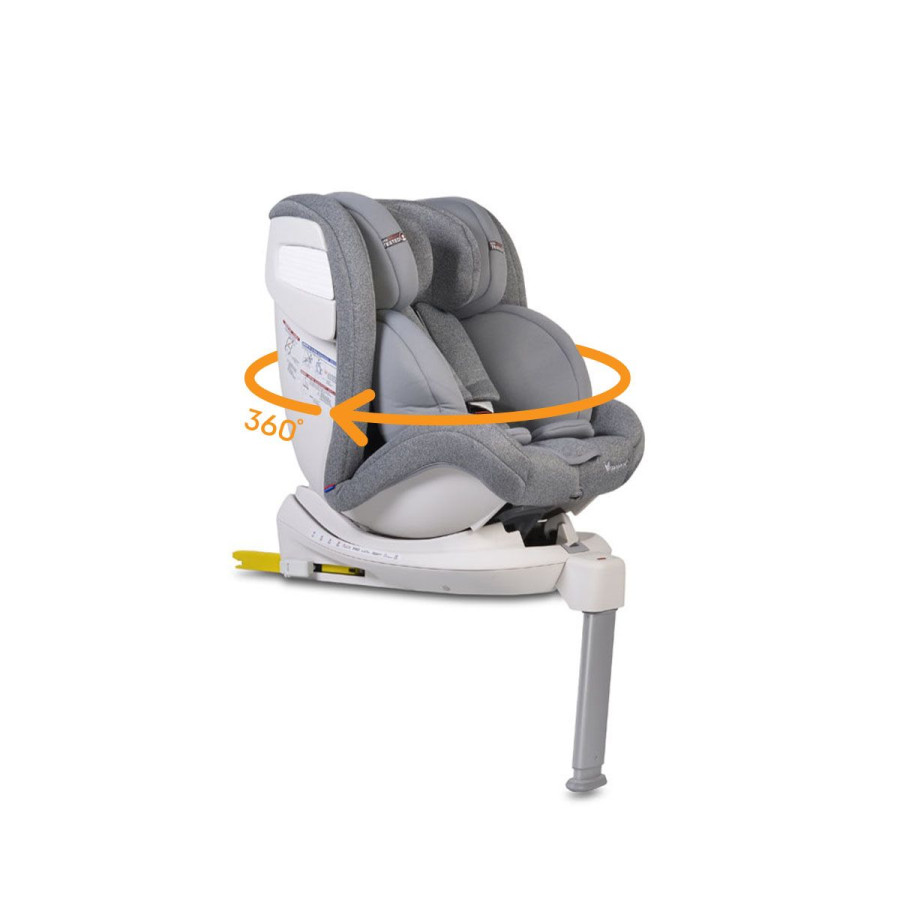 Стол за кола с Isofix система Admiral светлосив