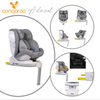 Стол за кола с Isofix система Admiral светлосив