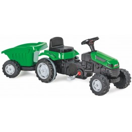 Трактор Active с ремарке 07316 зелен