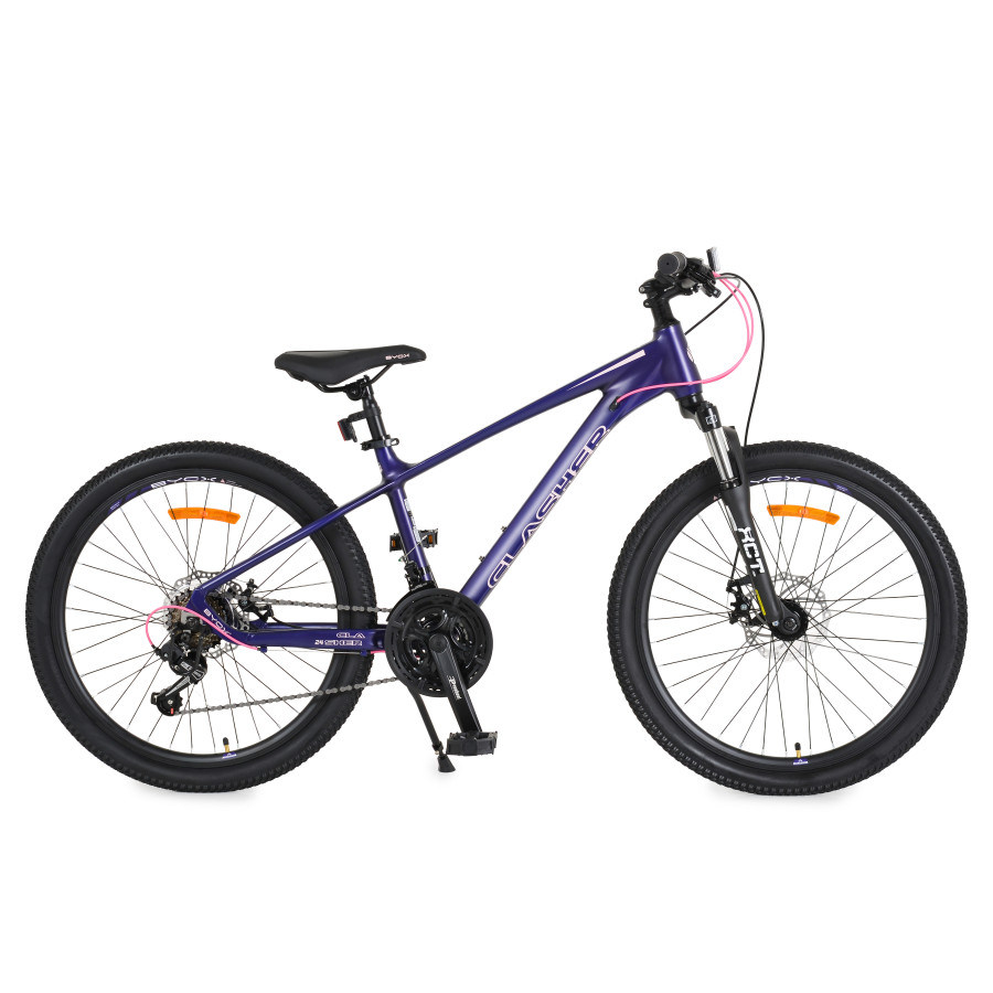 Велосипед със скорости alloy 24" Clasher Purple