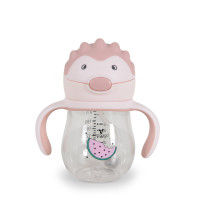 Чаша със Сламка 250ml Brillo розов A0033