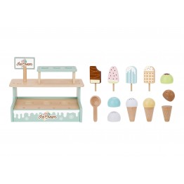 Дървен магазин за сладолед TJ119