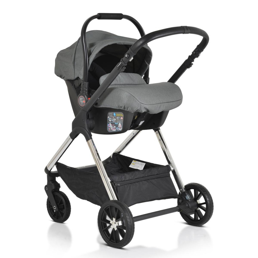 Комбинирана детска количка 3в1 Empire тъмносив