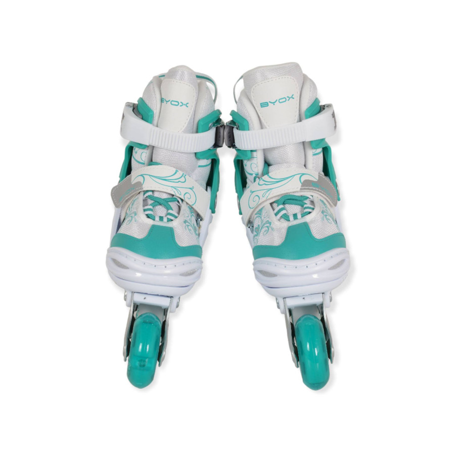 Ролери-кънки Double 2в1 бял 30-33