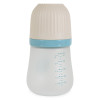 Шише Стъклено широко 180ml Amori син
