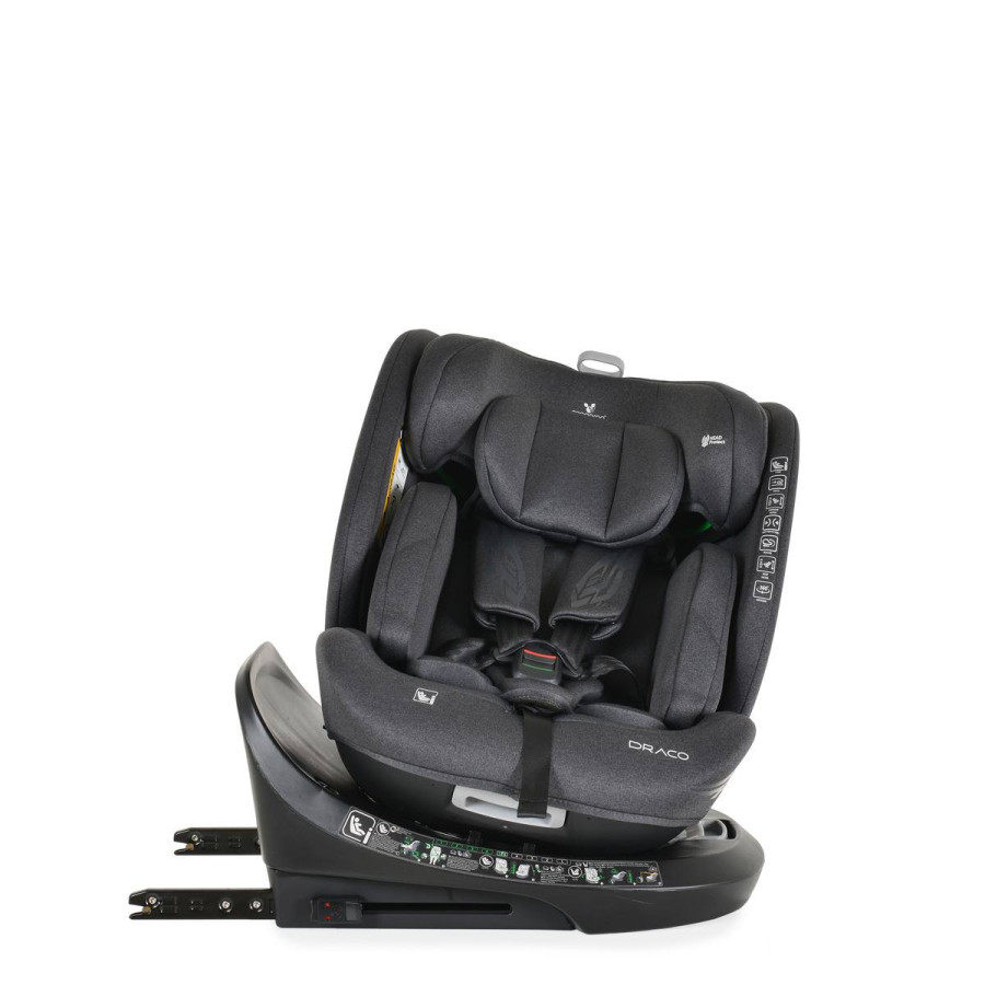 Стол за кола Draco I-SIZE 40-150cm черен