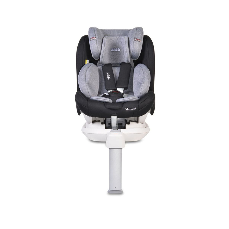 Стол за кола с Isofix система Admiral тъмносив