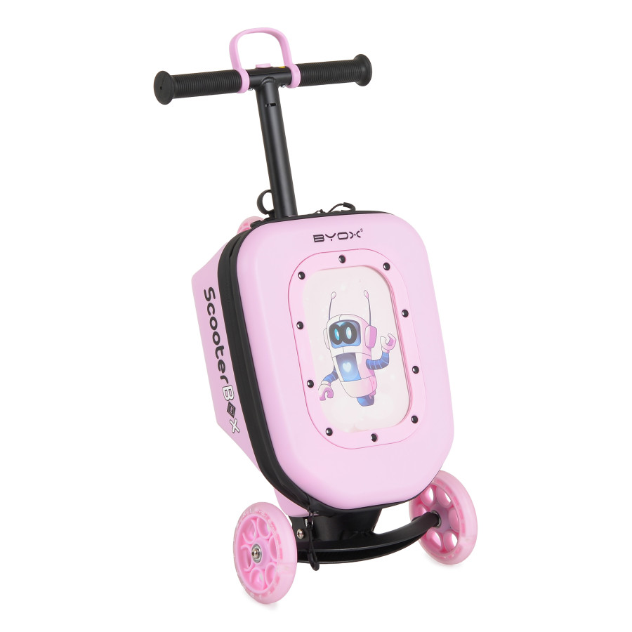 Детска тротинетка 2 в 1 ScooterBox Pink