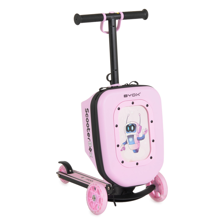 Детска тротинетка 2 в 1 ScooterBox Pink