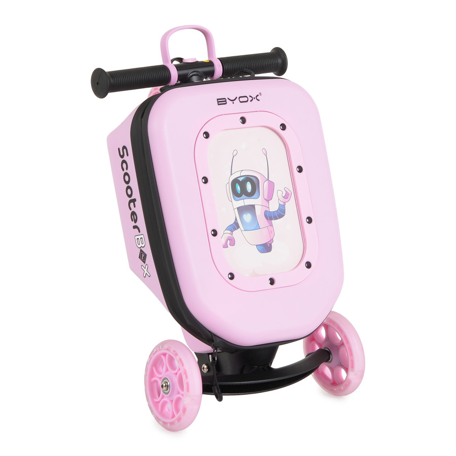 Детска тротинетка 2 в 1 ScooterBox Pink