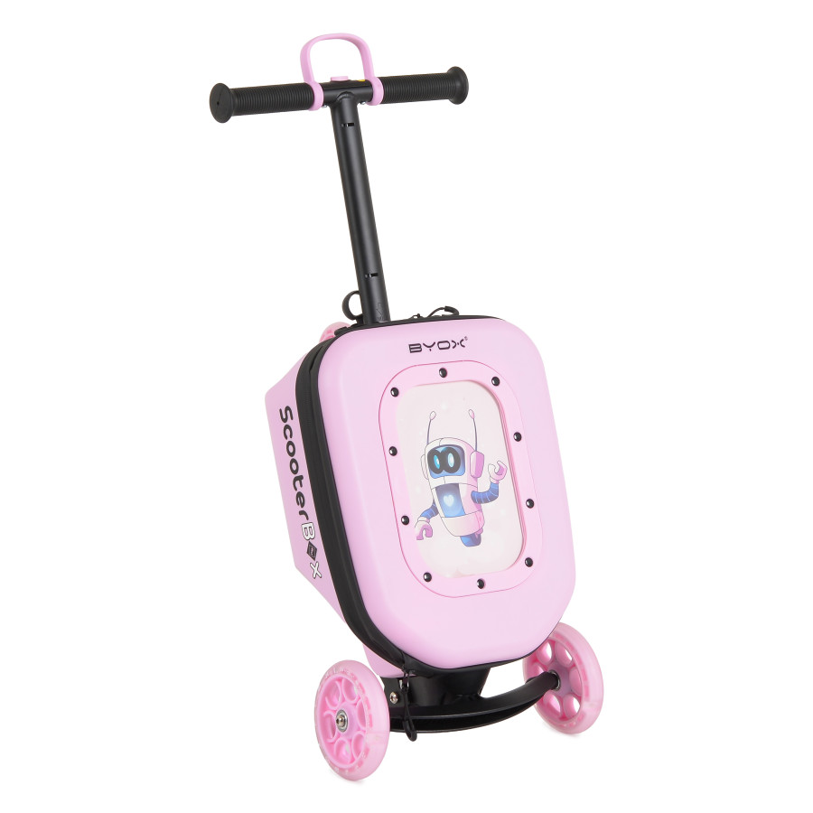 Детска тротинетка 2 в 1 ScooterBox Pink