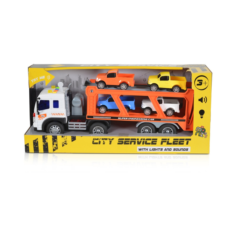 1:16 Автовоз със звук и светлина WY572A