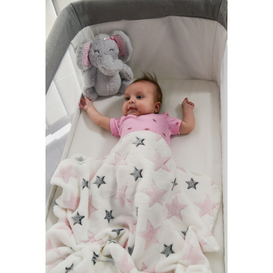 Бебешко одеяло 90/75 cm с играчка Little Elephant