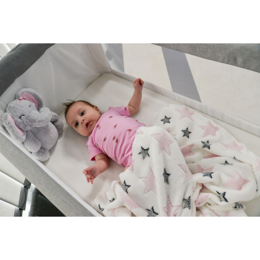 Бебешко одеяло 90/75 cm с играчка Little Elephant