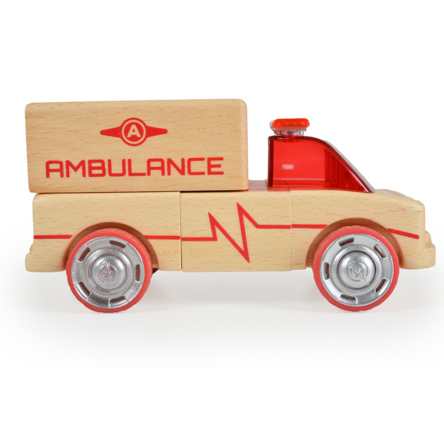 Дървени коли Mini 3-Pack rescue vehicles 53106