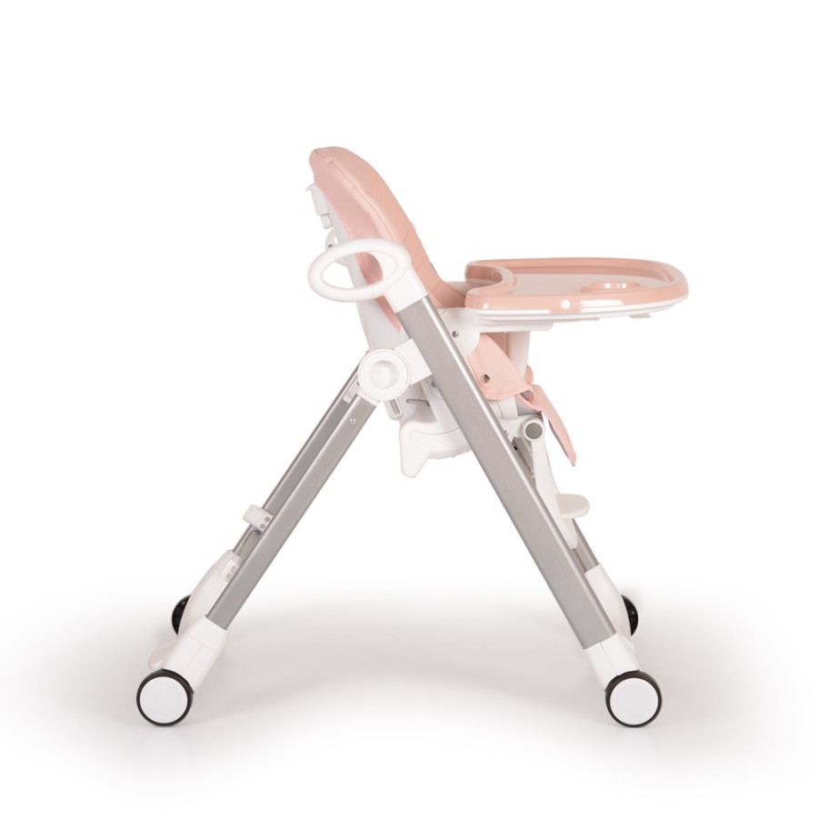 Детски стол за хранене Brunch розов