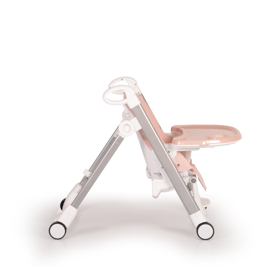 Детски стол за хранене Brunch розов