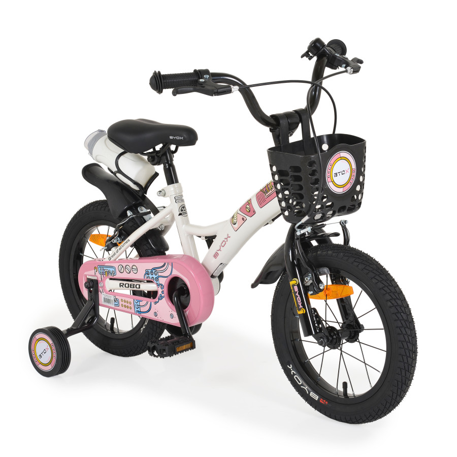 Детски велосипед 14 Robo White