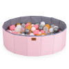 Сгъваем басейн с 90бр. топки Melo розов