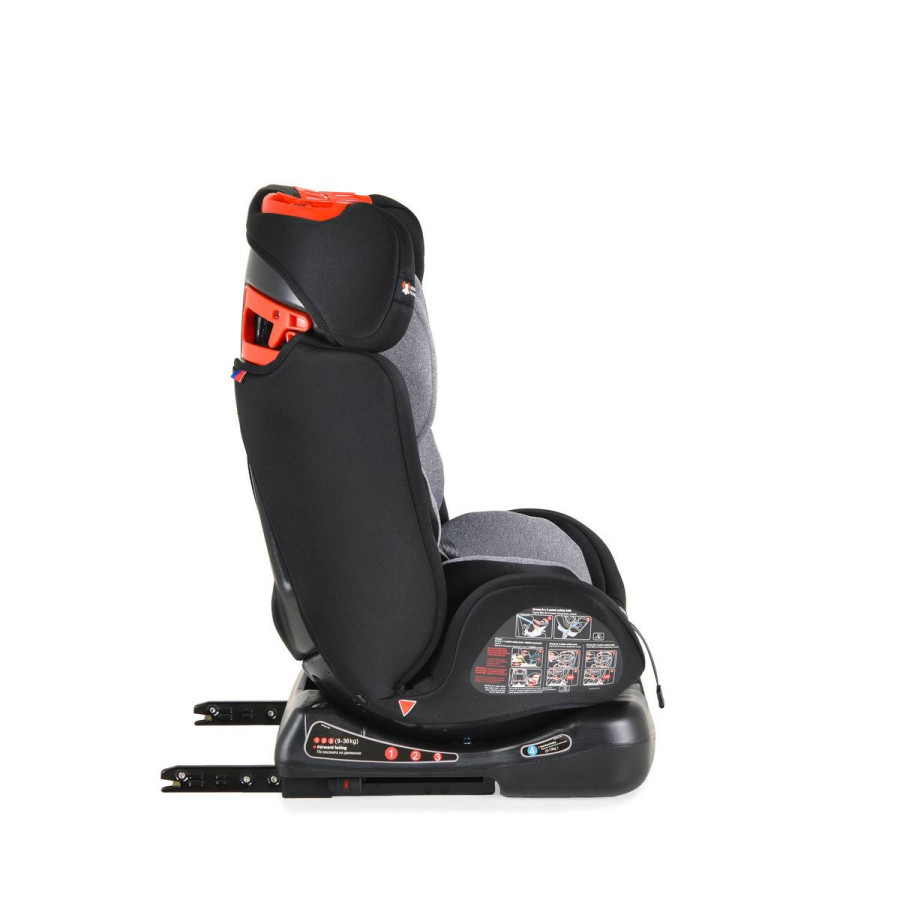 Стол за кола Dragon с Isofix черен