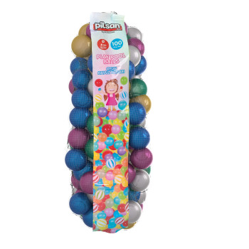 Топки за игра 6 см 100 бр. Glitter