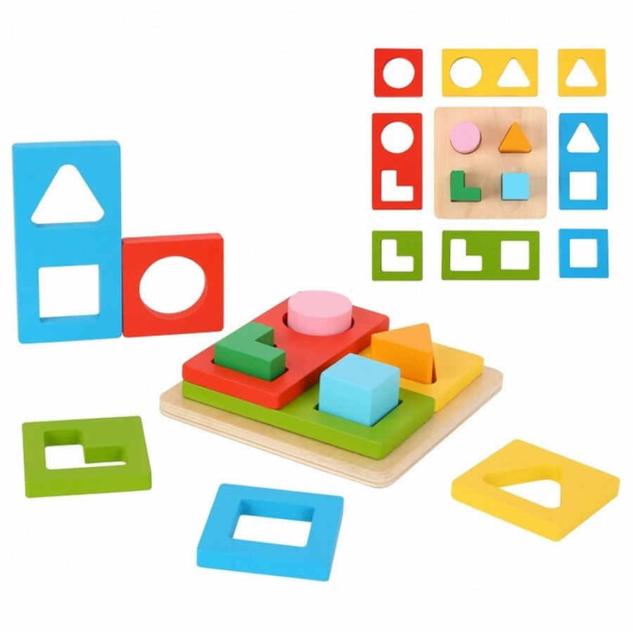 Дървен сортер Multi-shape