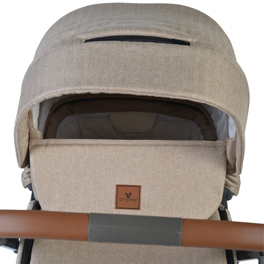 Комбинирана детска количка 2в1 Icon бежов