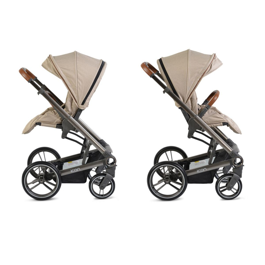 Комбинирана детска количка 2в1 Icon бежов