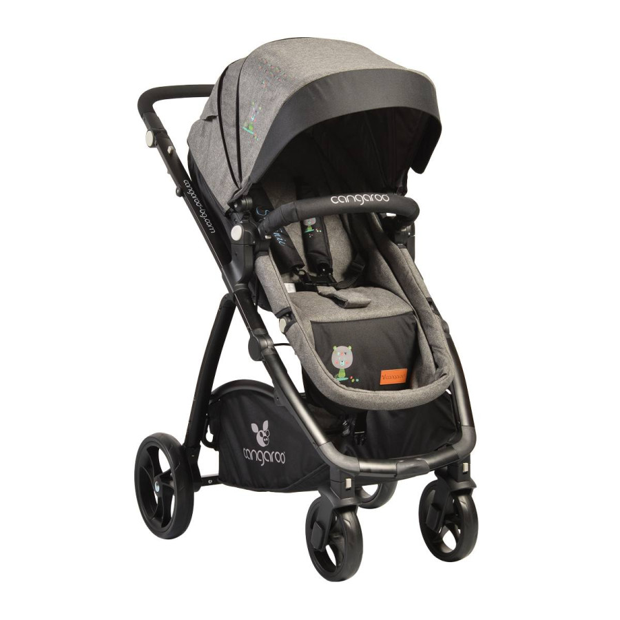 Комбинирана детска количка 2в1 Stefanie сив