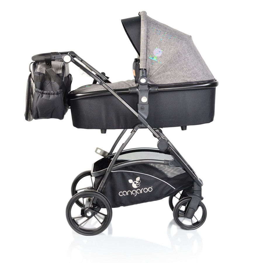 Комбинирана детска количка 2в1 Stefanie сив