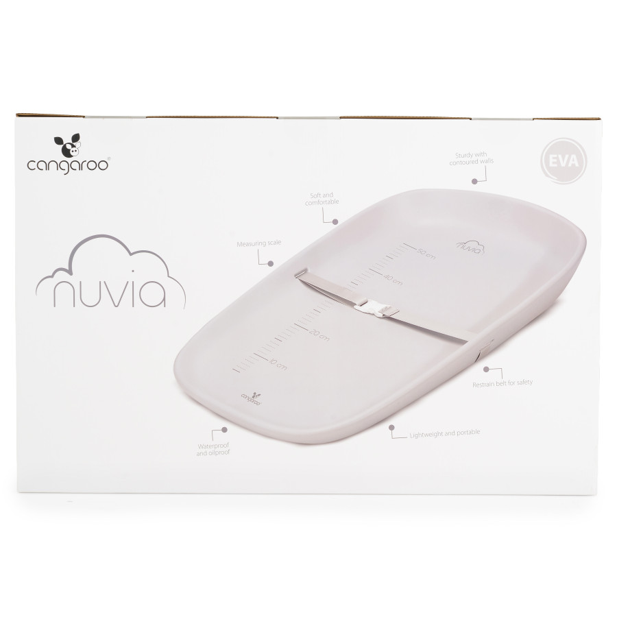 Подложка за повиване Nuvia сив