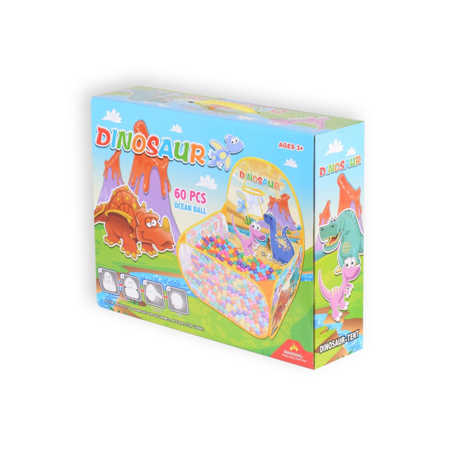 Сгъваем басейн с топки и баскетболен кош (60 бр.) 333A 34