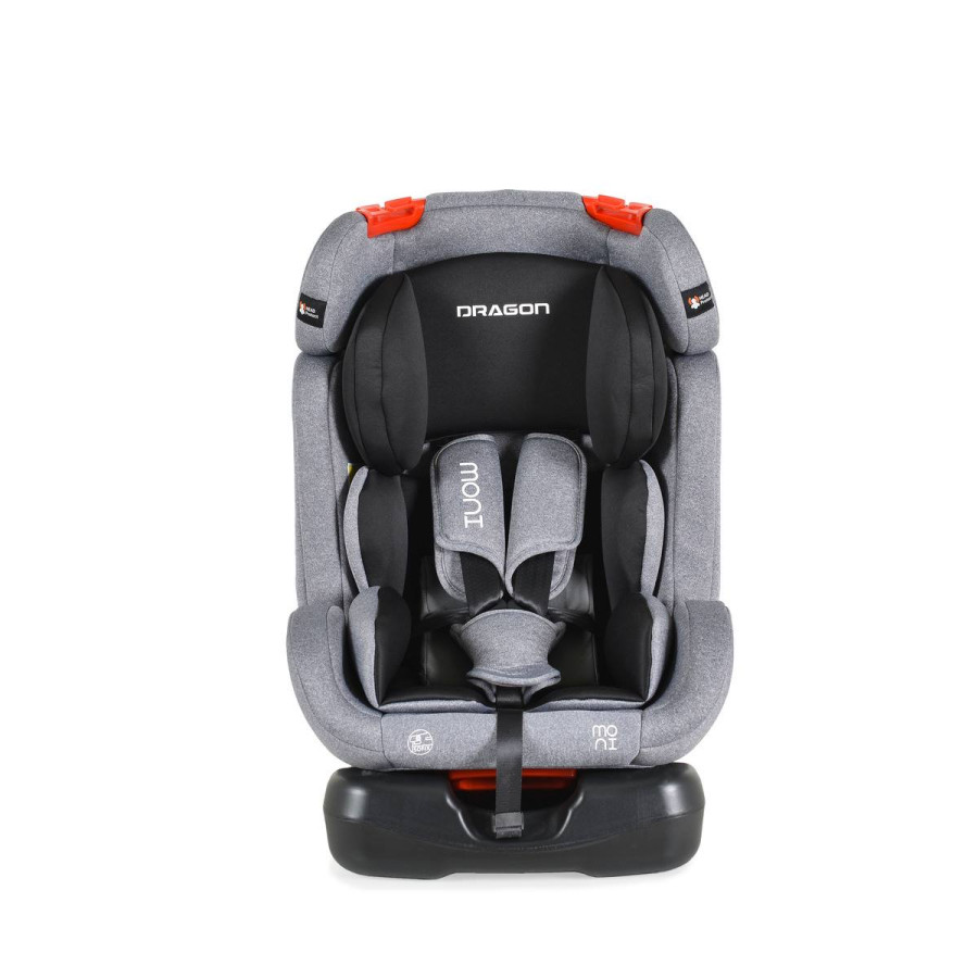Стол за кола Dragon с Isofix сив