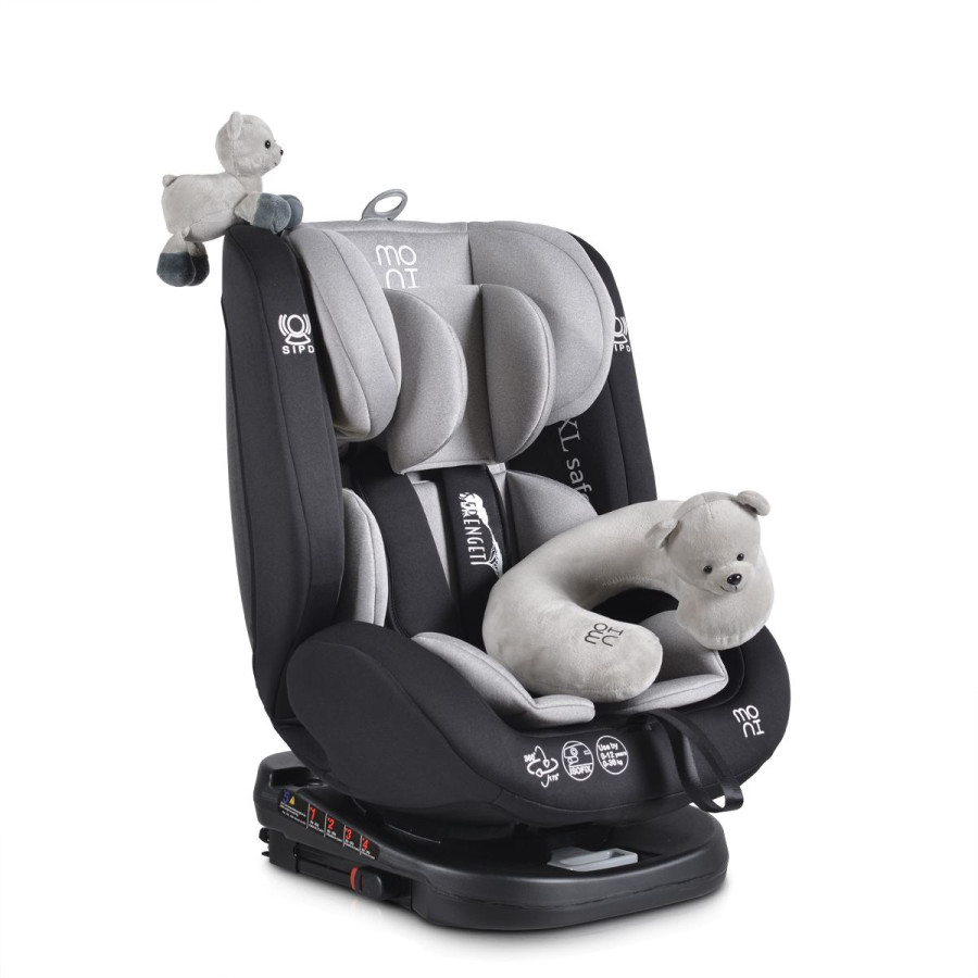 Стол за кола Serengeti 360° с Izofix сив