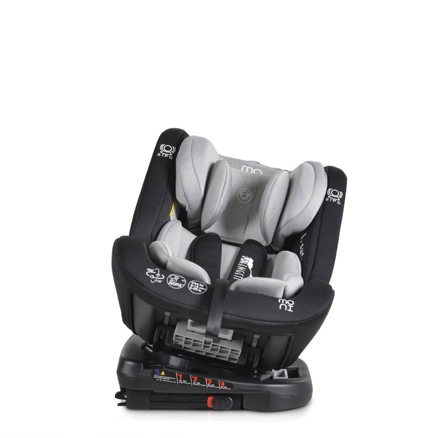 Стол за кола Serengeti 360° с Izofix сив