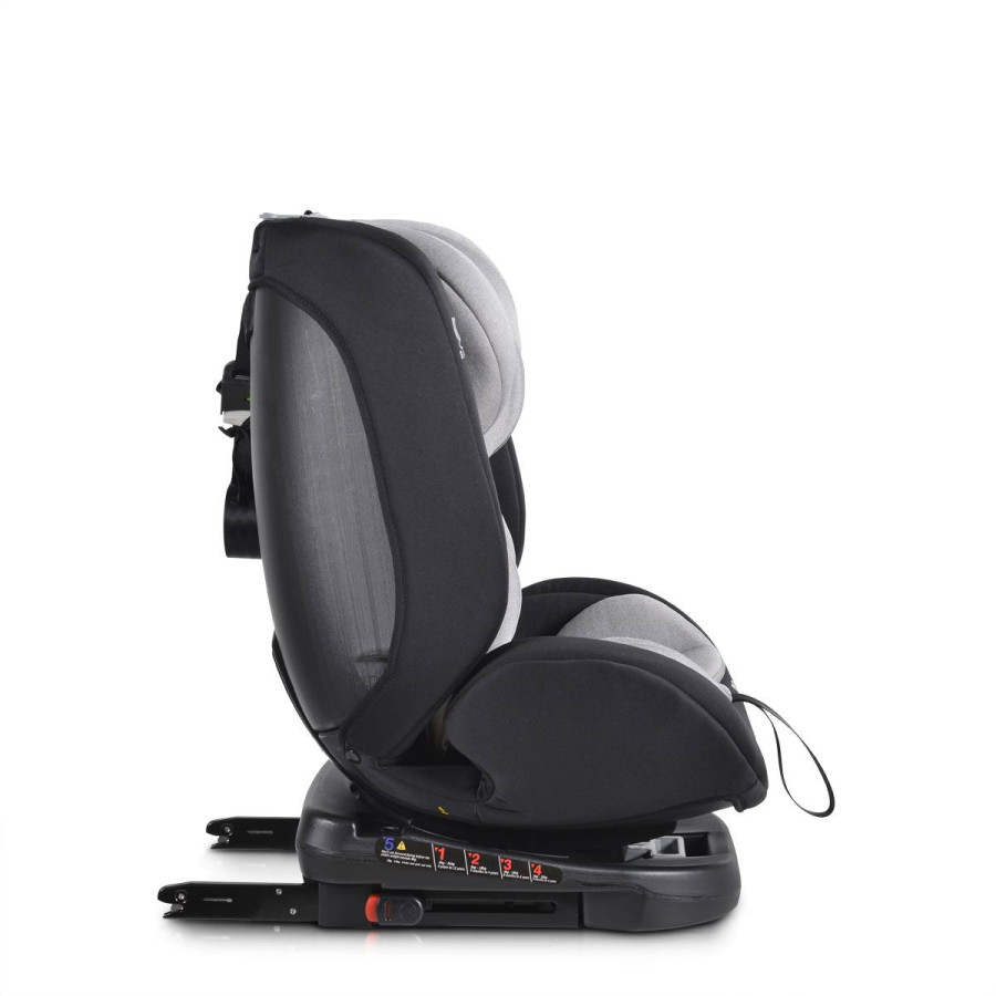 Стол за кола Serengeti 360° с Izofix сив