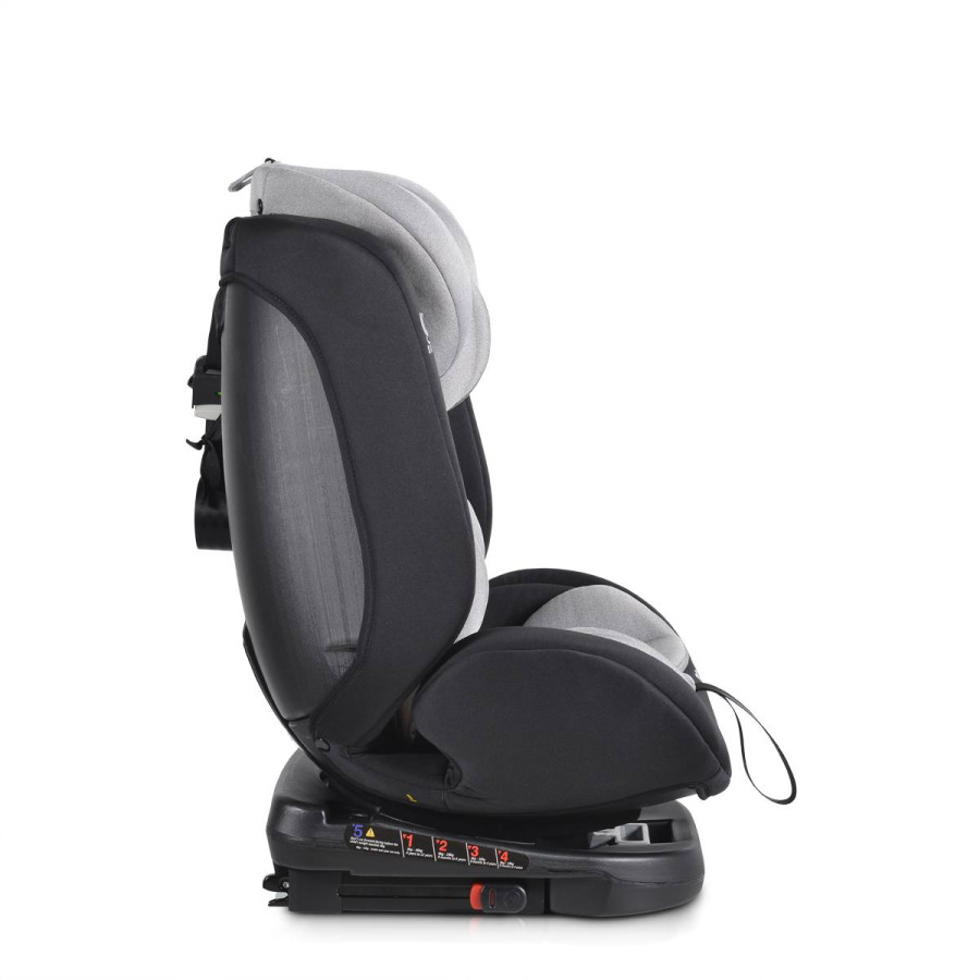 Стол за кола Serengeti 360° с Izofix сив