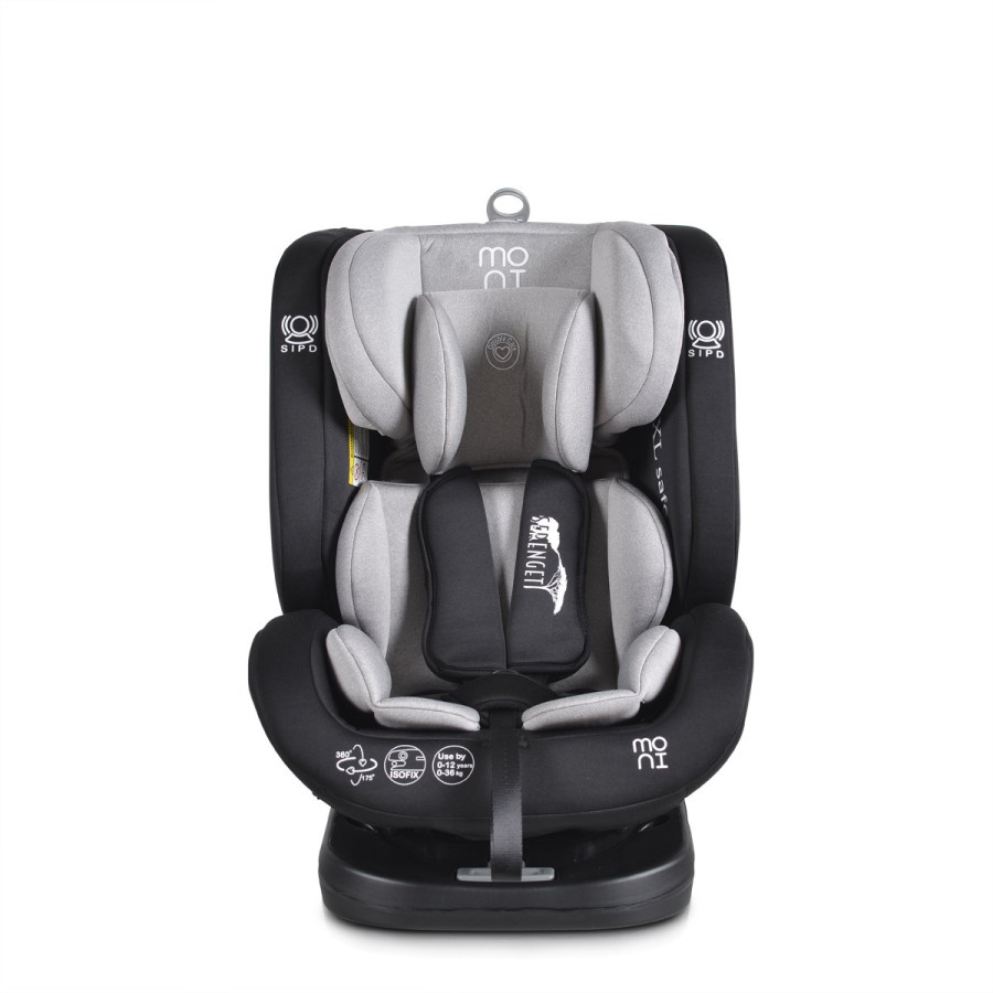 Стол за кола Serengeti 360° с Izofix сив