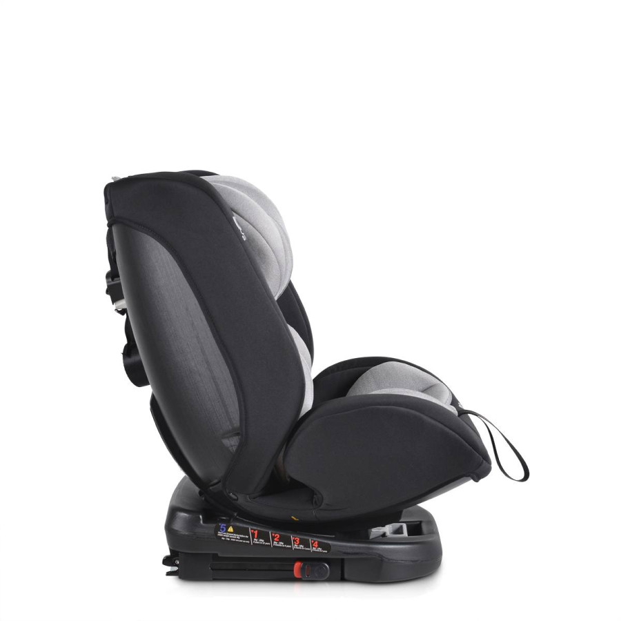 Стол за кола Serengeti 360° с Izofix сив