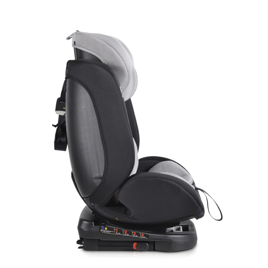 Стол за кола Serengeti 360° с Izofix сив