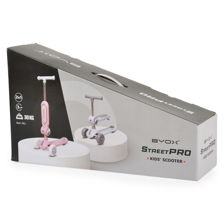 Тротинетка 2in1 StreetPro Pink